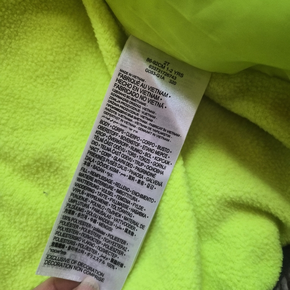 Nike Kids Black and Green Hooded Jacket - Picture 7 of 7